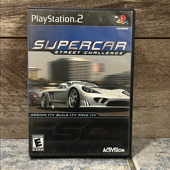Sony Other - Supercar Street Challenge for PlayStation 2 - Black Case